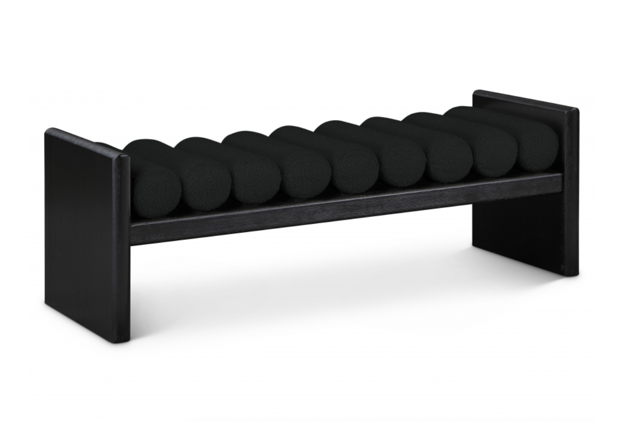 Talis Boucle Fabric Bench