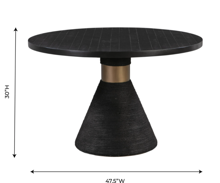 Harmony Black Round Table